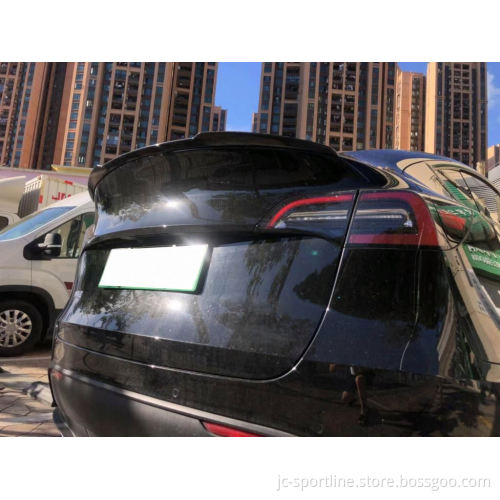 Pre-Preg Dry Carbon Fiber Rear Spoiler for Tesla Model Y 4-Door 2020-2021